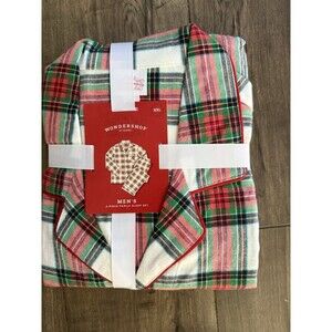 NWT Wondershop Target Men's 2-Piece Flannel Pajama Set  Plaid  Man Size XXL